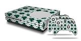 WraptorSkinz Decal Skin Wrap Set works with 2016 and newer XBOX One S Console and 2 Controllers Boxed Hunter Green