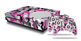 WraptorSkinz Decal Skin Wrap Set works with 2016 and newer XBOX One S Console and 2 Controllers Sexy Girl Silhouette Camo Hot Pink Fuschia
