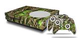 WraptorSkinz Decal Skin Wrap Set works with 2016 and newer XBOX One S Console and 2 Controllers WraptorCamo Grassy Marsh Camo Neon Green