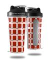 Skin Decal Wrap works with Blender Bottle 28oz Squared Red Dark (BOTTLE NOT INCLUDED)