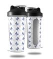 Skin Decal Wrap works with Blender Bottle 28oz Pastel Butterflies Blue on White (BOTTLE NOT INCLUDED)