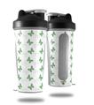 Skin Decal Wrap works with Blender Bottle 28oz Pastel Butterflies Green on White (BOTTLE NOT INCLUDED)