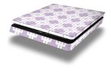 Vinyl Decal Skin Wrap compatible with Sony PlayStation 4 Slim Console Boxed Lavender (PS4 NOT INCLUDED)