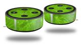 Skin Wrap Decal Set 2 Pack for Amazon Echo Dot 2 - Stardust Green (2nd Generation ONLY - Echo NOT INCLUDED)