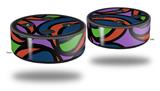 Skin Wrap Decal Set 2 Pack for Amazon Echo Dot 2 - Crazy Dots 02 (2nd Generation ONLY - Echo NOT INCLUDED)