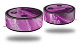 Skin Wrap Decal Set 2 Pack for Amazon Echo Dot 2 - Mystic Vortex Hot Pink (2nd Generation ONLY - Echo NOT INCLUDED)