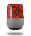 Decal Style Skin Wrap for Google Home Original - Scattered Skulls Red (GOOGLE HOME NOT INCLUDED)