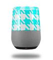 Decal Style Skin Wrap for Google Home Original - Houndstooth Neon Teal (GOOGLE HOME NOT INCLUDED)