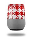 Decal Style Skin Wrap for Google Home Original - Houndstooth Red (GOOGLE HOME NOT INCLUDED)