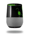 Decal Style Skin Wrap for Google Home Original - Lots of Dots Green on Black (GOOGLE HOME NOT INCLUDED)