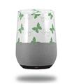 Decal Style Skin Wrap for Google Home Original - Pastel Butterflies Green on White (GOOGLE HOME NOT INCLUDED)