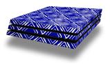 Vinyl Decal Skin Wrap compatible with Sony PlayStation 4 Pro Console Wavey Royal Blue (PS4 NOT INCLUDED)