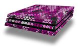 Vinyl Decal Skin Wrap compatible with Sony PlayStation 4 Pro Console HEX Mesh Camo 01 Pink (PS4 NOT INCLUDED)