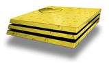 Vinyl Decal Skin Wrap compatible with Sony PlayStation 4 Pro Console Raining Yellow (PS4 NOT INCLUDED)