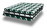 Vinyl Decal Skin Wrap compatible with Sony PlayStation 4 Pro Console Houndstooth Hunter Green (PS4 NOT INCLUDED)