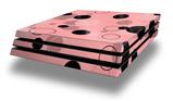 Vinyl Decal Skin Wrap compatible with Sony PlayStation 4 Pro Console Lots of Dots Pink on Pink (PS4 NOT INCLUDED)