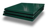 Vinyl Decal Skin Wrap compatible with Sony PlayStation 4 Pro Console Solids Collection Hunter Green (PS4 NOT INCLUDED)