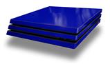 Vinyl Decal Skin Wrap compatible with Sony PlayStation 4 Pro Console Solids Collection Royal Blue (PS4 NOT INCLUDED)