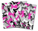 Vinyl Craft Cutter Designer 12x12 Sheets Sexy Girl Silhouette Camo Hot Pink Fuschia - 2 Pack