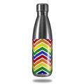 Skin Decal Wrap for RTIC Water Bottle 17oz Zig Zag Rainbow (BOTTLE NOT INCLUDED)