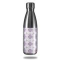Skin Decal Wrap for RTIC Water Bottle 17oz Boxed Lavender (BOTTLE NOT INCLUDED)