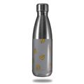 Skin Decal Wrap for RTIC Water Bottle 17oz Anchors Away Gray (BOTTLE NOT INCLUDED)