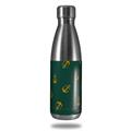 Skin Decal Wrap for RTIC Water Bottle 17oz Anchors Away Hunter Green (BOTTLE NOT INCLUDED)