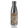 Skin Decal Wrap for RTIC Water Bottle 17oz WraptorCamo Digital Camo Desert (BOTTLE NOT INCLUDED)