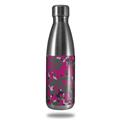 Skin Decal Wrap for RTIC Water Bottle 17oz WraptorCamo Old School Camouflage Camo Fuschia Hot Pink (BOTTLE NOT INCLUDED)