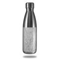 Skin Decal Wrap for RTIC Water Bottle 17oz Marble Granite 09 White Gray (BOTTLE NOT INCLUDED)