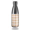 Skin Decal Wrap for RTIC Water Bottle 17oz Houndstooth Peach (BOTTLE NOT INCLUDED)
