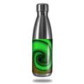 Skin Decal Wrap for RTIC Water Bottle 17oz Alecias Swirl 01 Green (BOTTLE NOT INCLUDED)