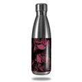 Skin Decal Wrap for RTIC Water Bottle 17oz Skulls Confetti Pink (BOTTLE NOT INCLUDED)