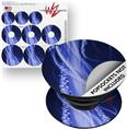 Decal Style Vinyl Skin Wrap 3 Pack for PopSockets Mystic Vortex Blue (POPSOCKET NOT INCLUDED)