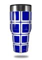 Skin Decal Wrap for Walmart Ozark Trail Tumblers 40oz Squared Royal Blue (TUMBLER NOT INCLUDED)