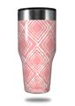 Skin Decal Wrap for Walmart Ozark Trail Tumblers 40oz Wavey Pink (TUMBLER NOT INCLUDED)