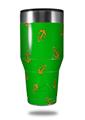 Skin Decal Wrap for Walmart Ozark Trail Tumblers 40oz Anchors Away Green (TUMBLER NOT INCLUDED)