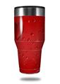 Skin Decal Wrap for Walmart Ozark Trail Tumblers 40oz Raining Red (TUMBLER NOT INCLUDED)