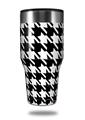 Skin Decal Wrap for Walmart Ozark Trail Tumblers 40oz Houndstooth White (TUMBLER NOT INCLUDED)