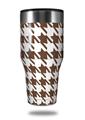 Skin Decal Wrap for Walmart Ozark Trail Tumblers 40oz Houndstooth Chocolate Brown (TUMBLER NOT INCLUDED)