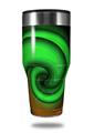 Skin Decal Wrap for Walmart Ozark Trail Tumblers 40oz Alecias Swirl 01 Green (TUMBLER NOT INCLUDED)