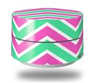 Skin Decal Wrap for Google WiFi Original Zig Zag Teal Green and Pink (GOOGLE WIFI NOT INCLUDED)