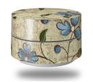 Skin Decal Wrap for Google WiFi Original Flowers and Berries Blue (GOOGLE WIFI NOT INCLUDED)