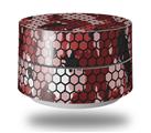 Skin Decal Wrap for Google WiFi Original HEX Mesh Camo 01 Red (GOOGLE WIFI NOT INCLUDED)