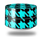 Skin Decal Wrap for Google WiFi Original Houndstooth Neon Teal on Black (GOOGLE WIFI NOT INCLUDED)