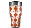 WraptorSkinz Skin Wrap compatible with 2017 and newer RTIC Tumblers 30oz Boxed Burnt Orange (TUMBLER NOT INCLUDED)