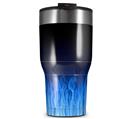 WraptorSkinz Skin Wrap compatible with 2017 and newer RTIC Tumblers 30oz Fire Blue (TUMBLER NOT INCLUDED)