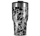 WraptorSkinz Skin Wrap compatible with 2017 and newer RTIC Tumblers 30oz Scattered Skulls Black (TUMBLER NOT INCLUDED)