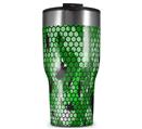 WraptorSkinz Skin Wrap compatible with 2017 and newer RTIC Tumblers 30oz HEX Mesh Camo 01 Green Bright (TUMBLER NOT INCLUDED)