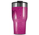 WraptorSkinz Skin Wrap compatible with 2017 and newer RTIC Tumblers 30oz Raining Fuschia Hot Pink (TUMBLER NOT INCLUDED)